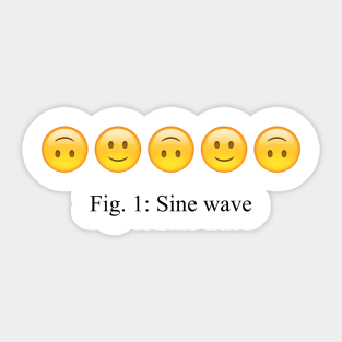 Sine Wave Sticker